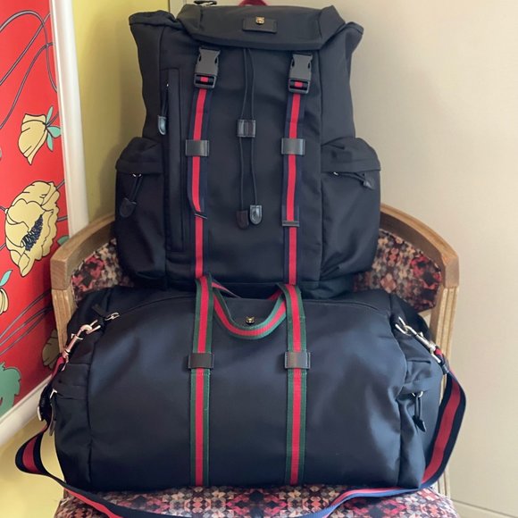 Gucci Bags Travel Set Backpack And Duffle Bag Poshmark